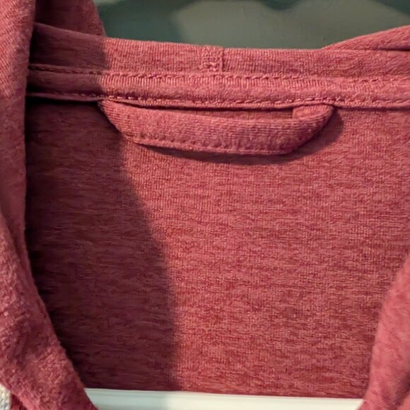 Vuori Halo Essential Hoodie DreamKnit Womens XS Currant Heather Pullover - Picture 4 of 9